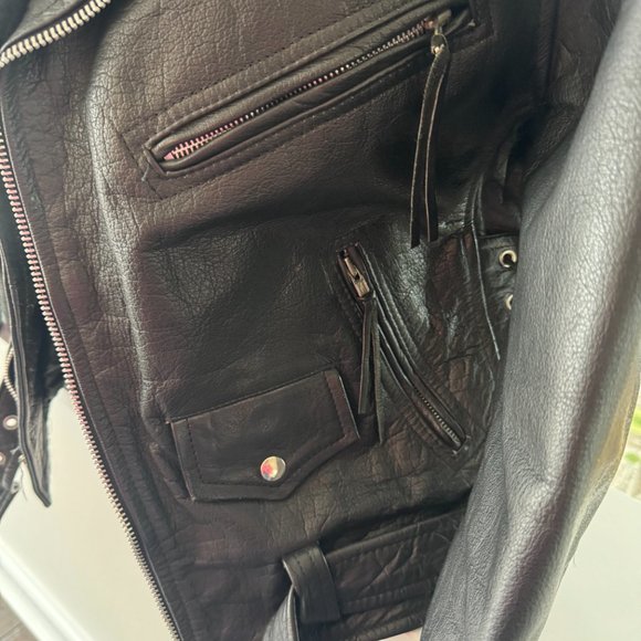 Jim Lane Leather Motorcycle Jacket size 42 - Picture 5 of 11